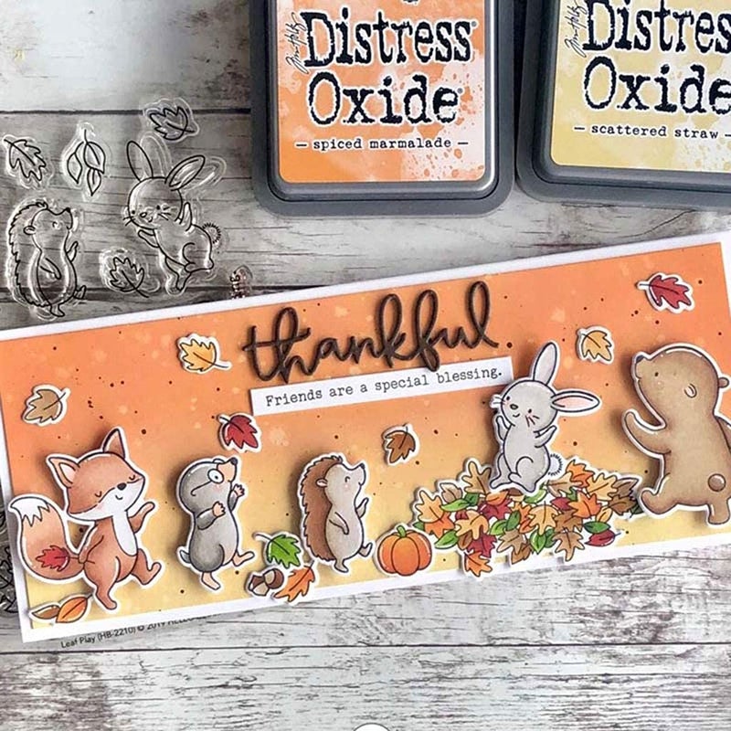 Lottoyday Animal Friends Silicone Clear Stamp and Die Sets for Card Making, DIY Embossing Photo Album Decorative Craft - Image 5